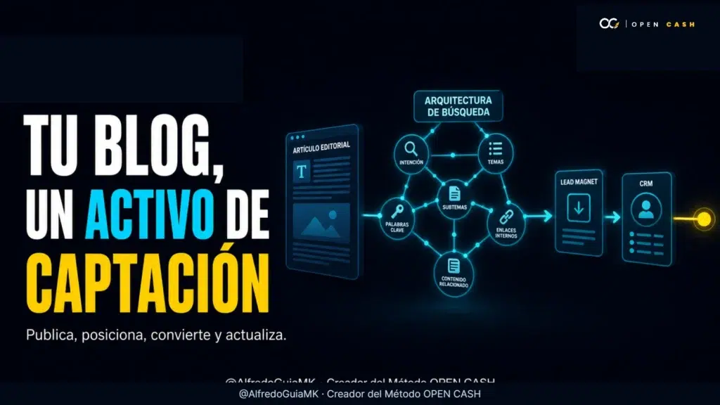Portada sobre cómo convertir un blog en un activo de captación de leads.