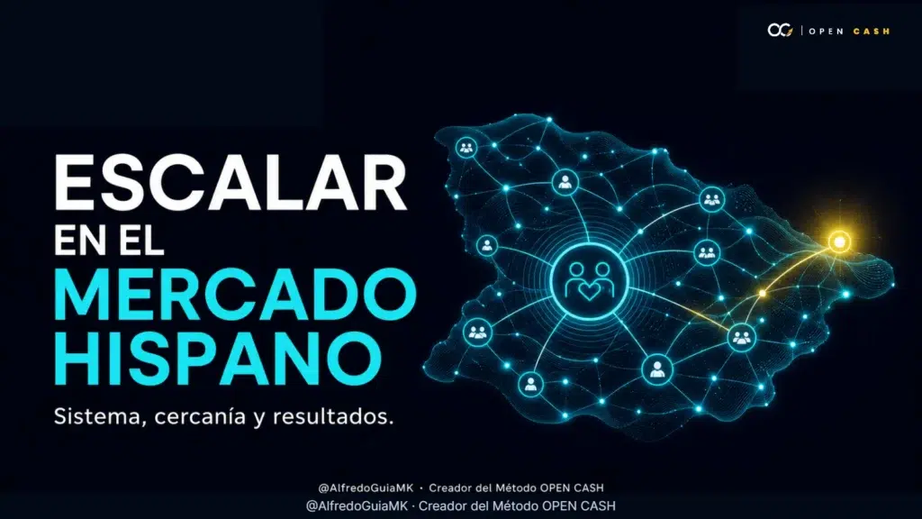 Portada sobre cómo escalar un negocio de conocimiento en el mercado hispanohablante.