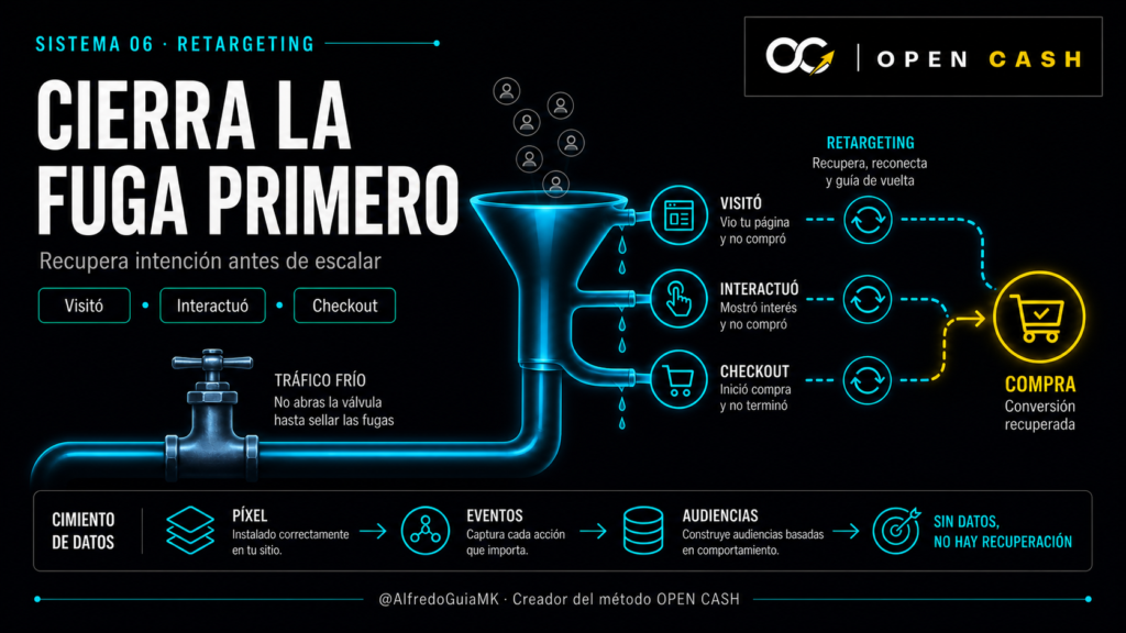 Retargeting en Meta Ads para recuperar visitantes, interesados y checkout abandonado
