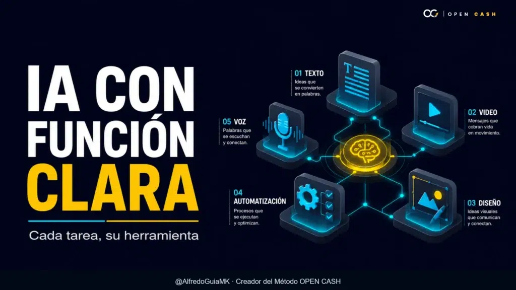Portada de cinco funciones de IA para un negocio de conocimiento